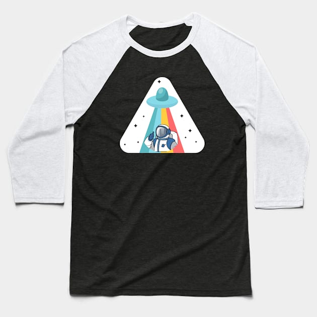 Space Travel Spaceman Going To Space Baseball T-Shirt by rjstyle7